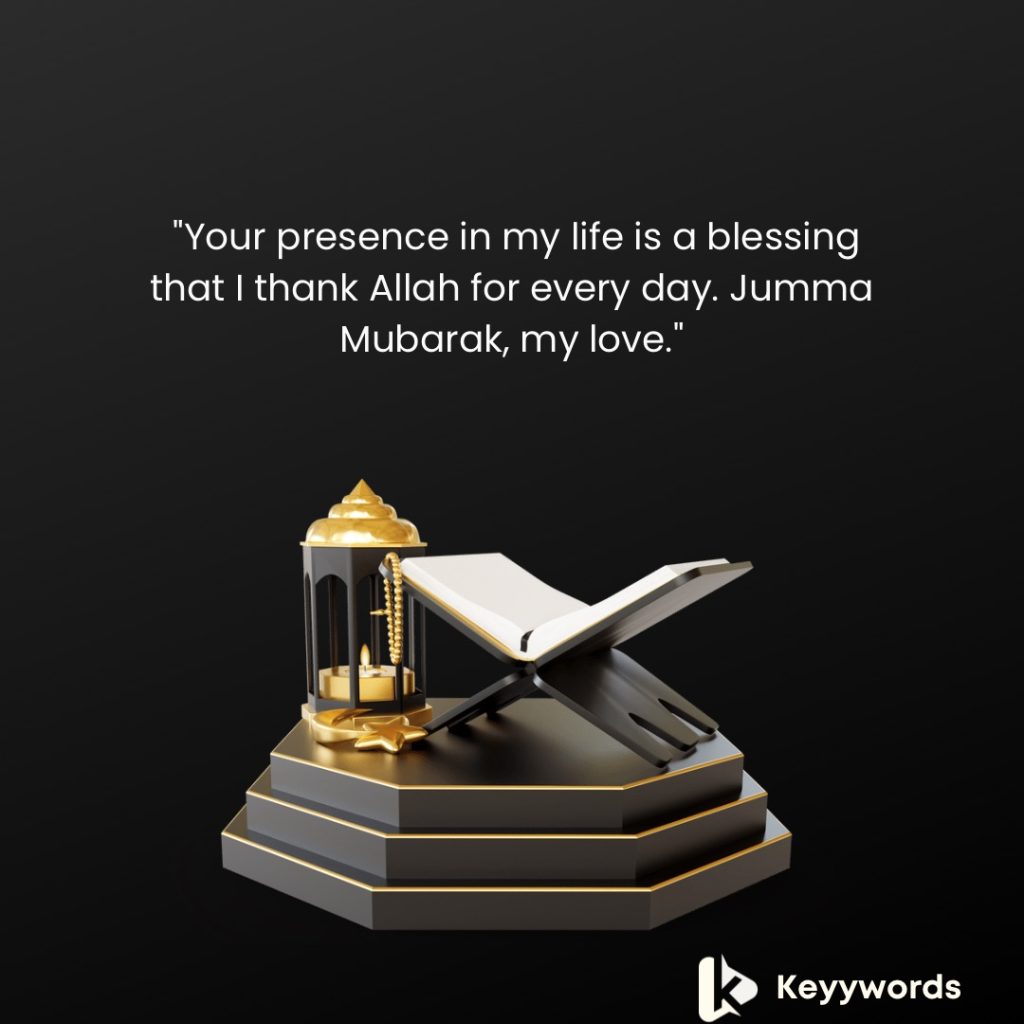 Jumma Mubarak Quotes for a Girlfriend