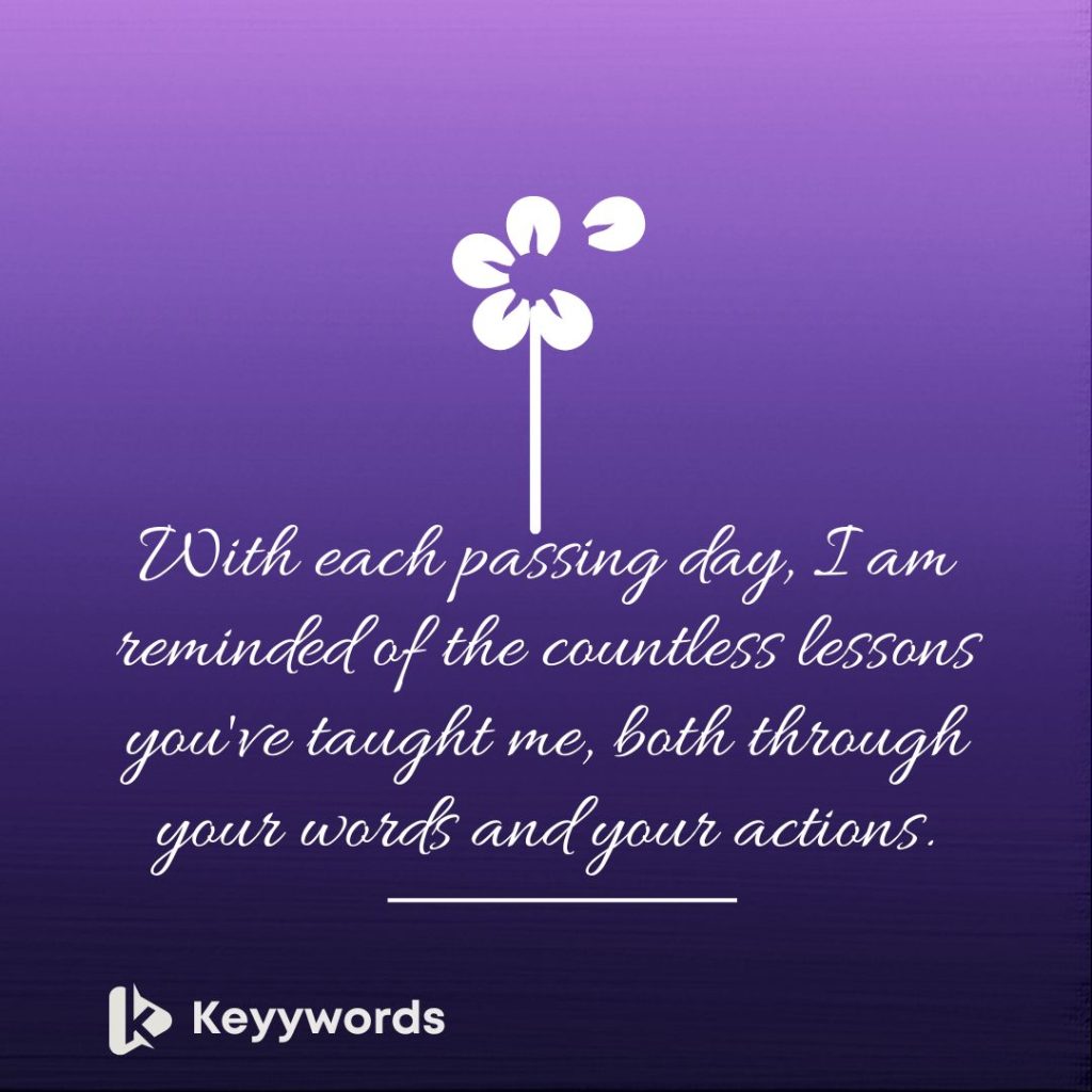 A good morning paragraph for my father