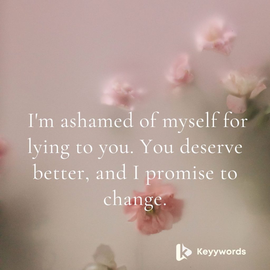 Heart-touching sorry messages for lying to your girlfriend