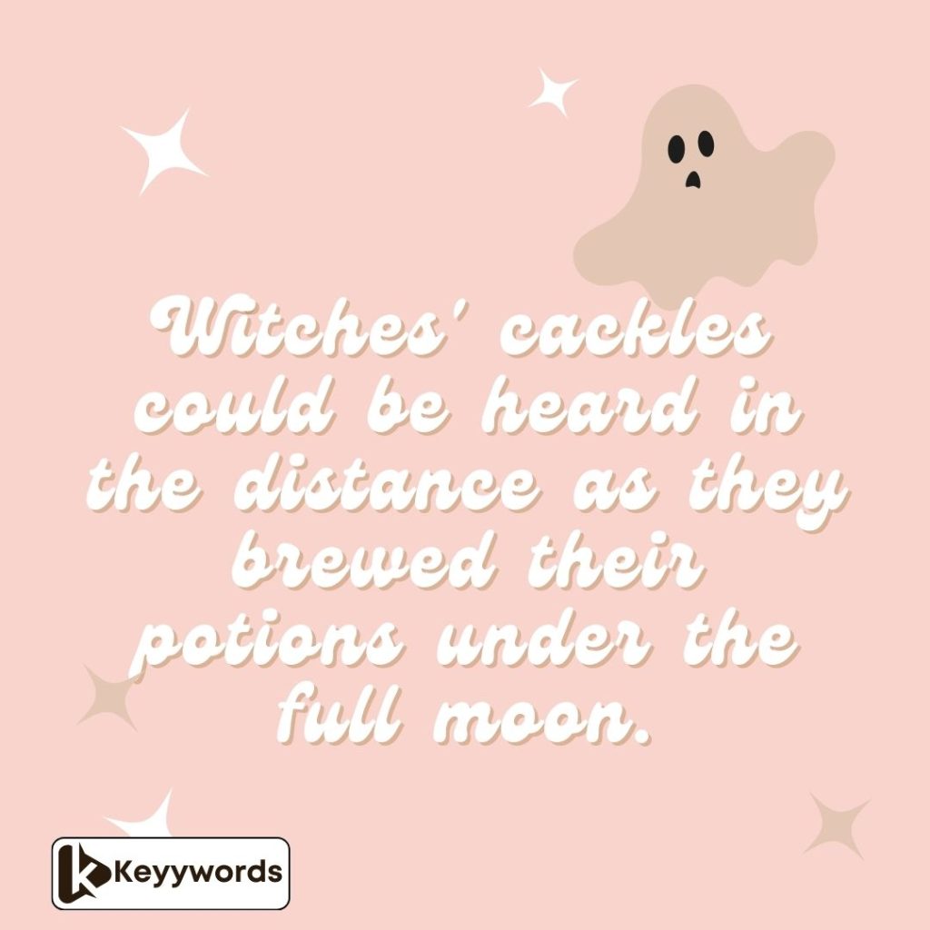 Spooky Halloween words