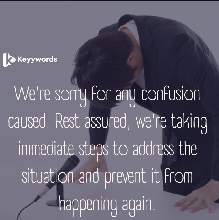 Patient HTTP apology message