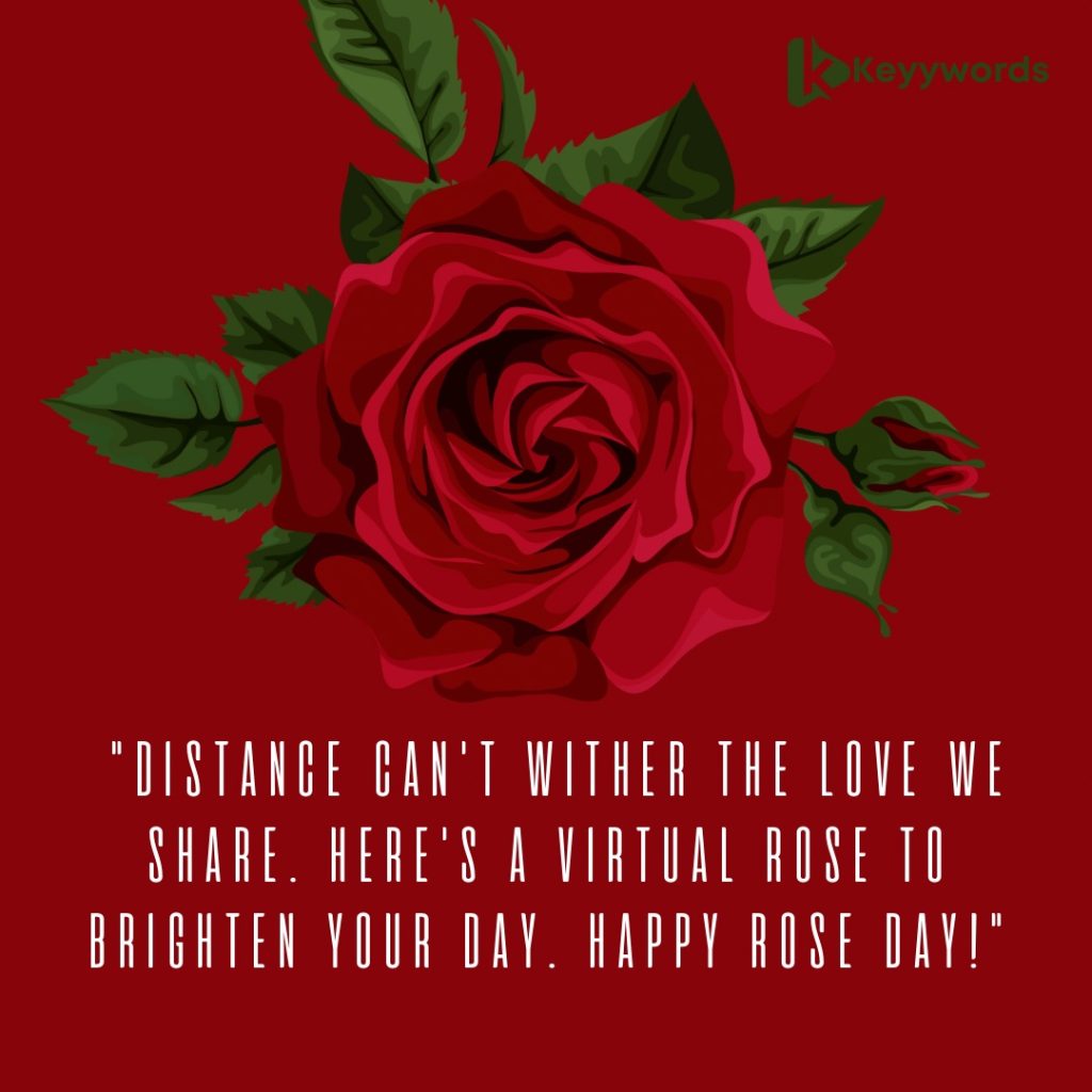 Happy Rose Day messages long distance
