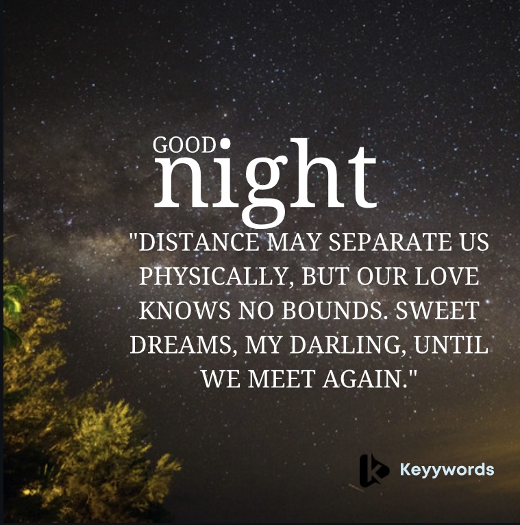 Good Night Quotes for a Long-Distant Girlfriend
