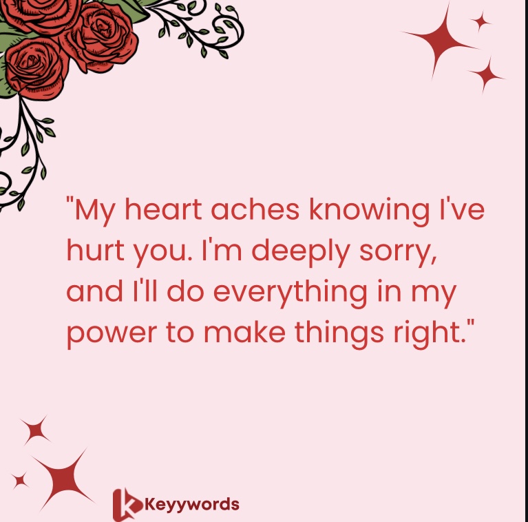 Sorry for Hurting You, Wife Quotes