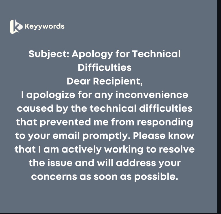 A long HTTP apology email message