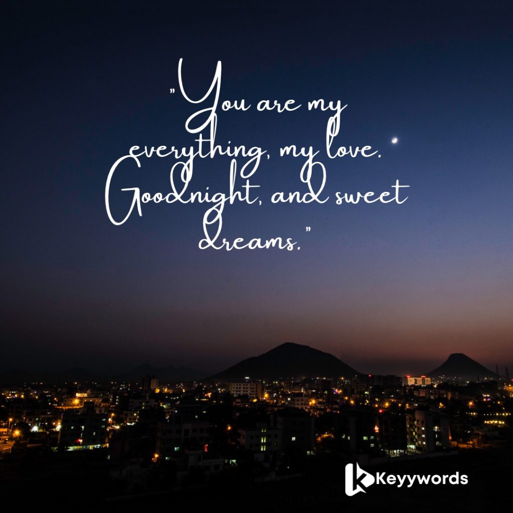 Romantic goodnight messages for husbands 