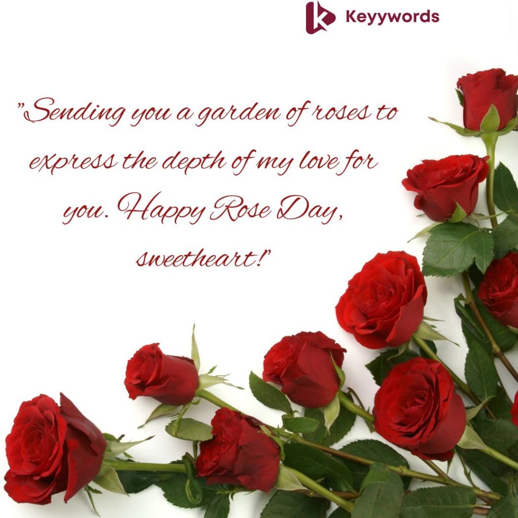 Rose Day Messages for a Girlfriend