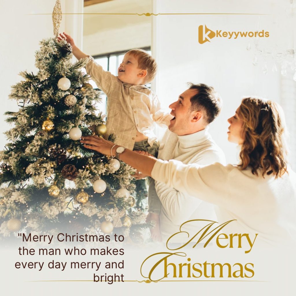 Sweet Merry Christmas quotes for dad