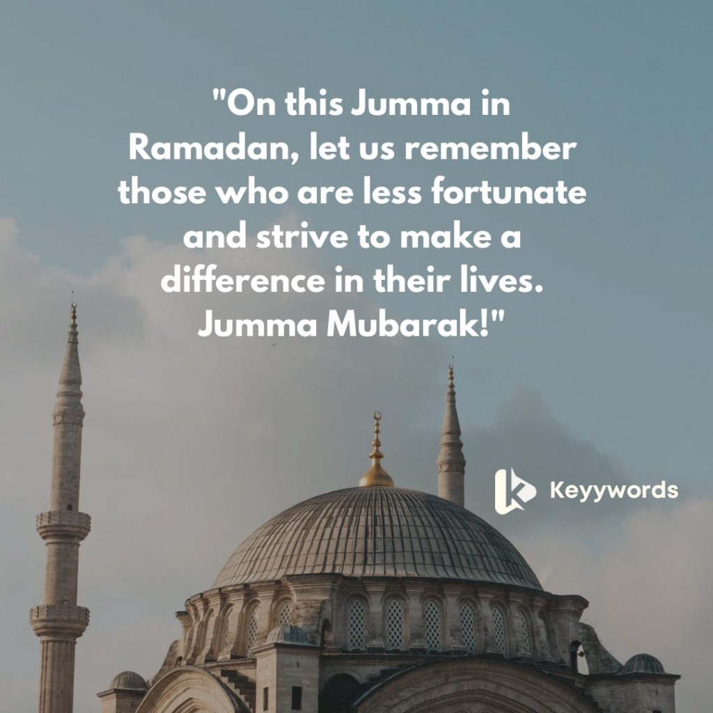 Jumma Mubarak Quotes for Friends in Ramadan