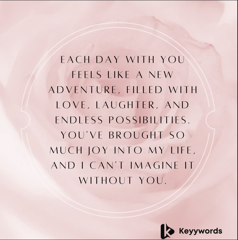 Cute, I love you paragraph for her