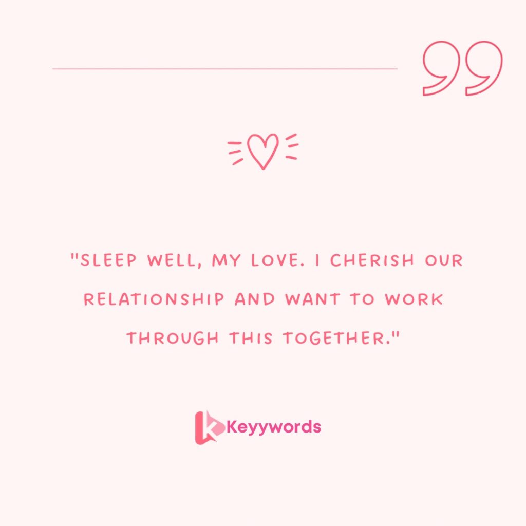 Goodnight messages for your husband when he is angry 