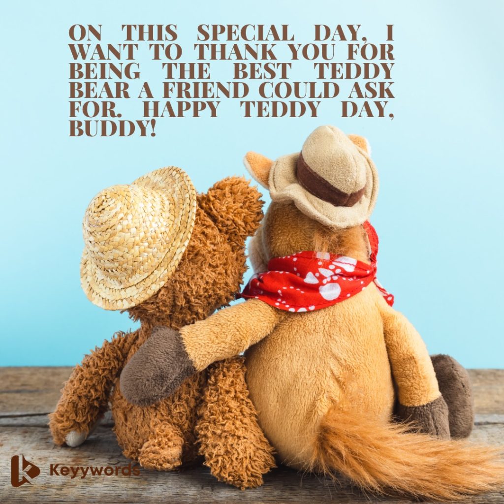 Teddy Day messages for your best friend 
