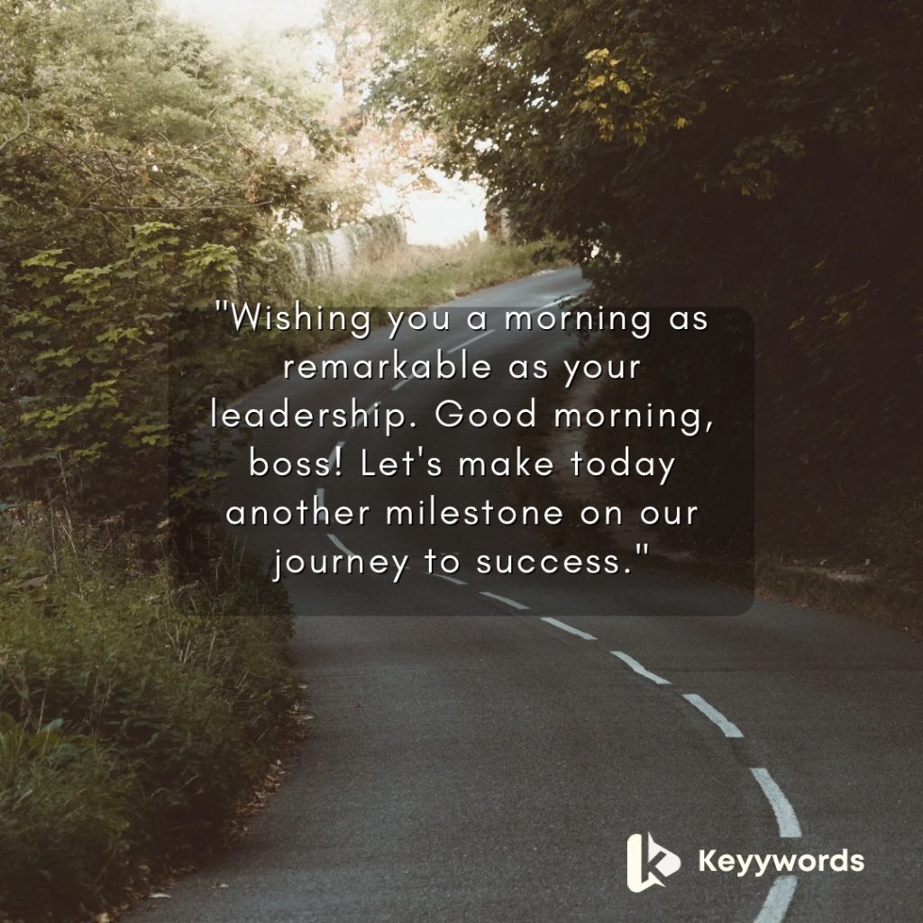 Best Good Morning Wishes for Boss