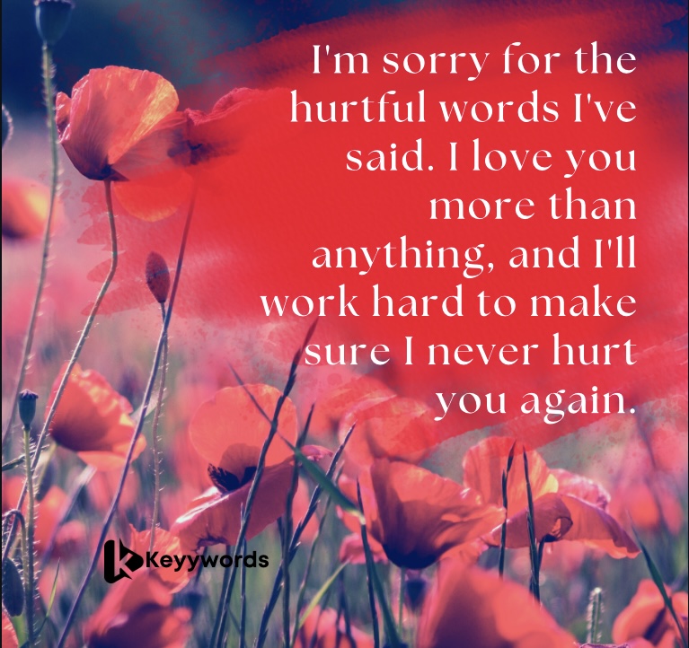 Sorry for Hurting You Messages for Your Boyfriend