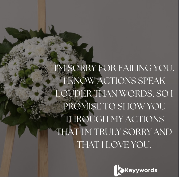 I’m Sorry I Failed You Letter for Girlfriend 