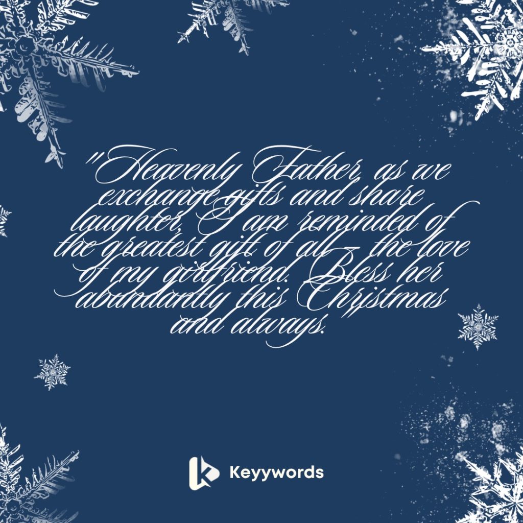 Christmas Prayers for a Girlfriend