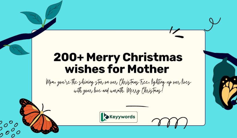 Merry Christmas wishes for Mother