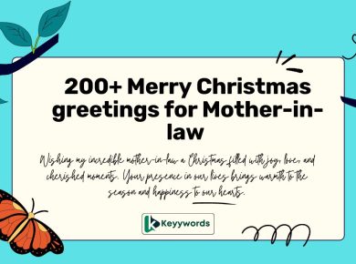 Merry Christmas greetings for Mother-in-law