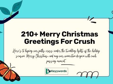 Merry Christmas Greetings For Crush