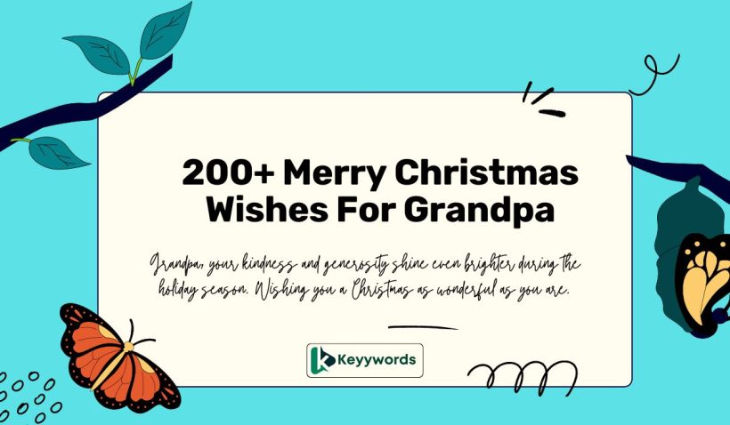 Merry Christmas Wishes For Grandpa
