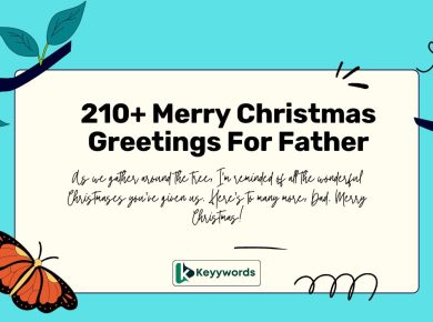 Merry Christmas Greetings For Father