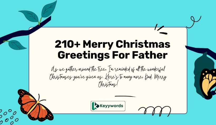 Merry Christmas Greetings For Father