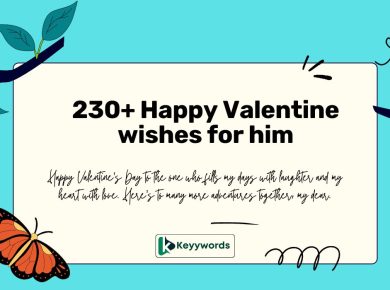 Happy Valentine wishes for him
