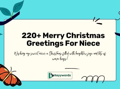 Merry Christmas Greetings For Niece