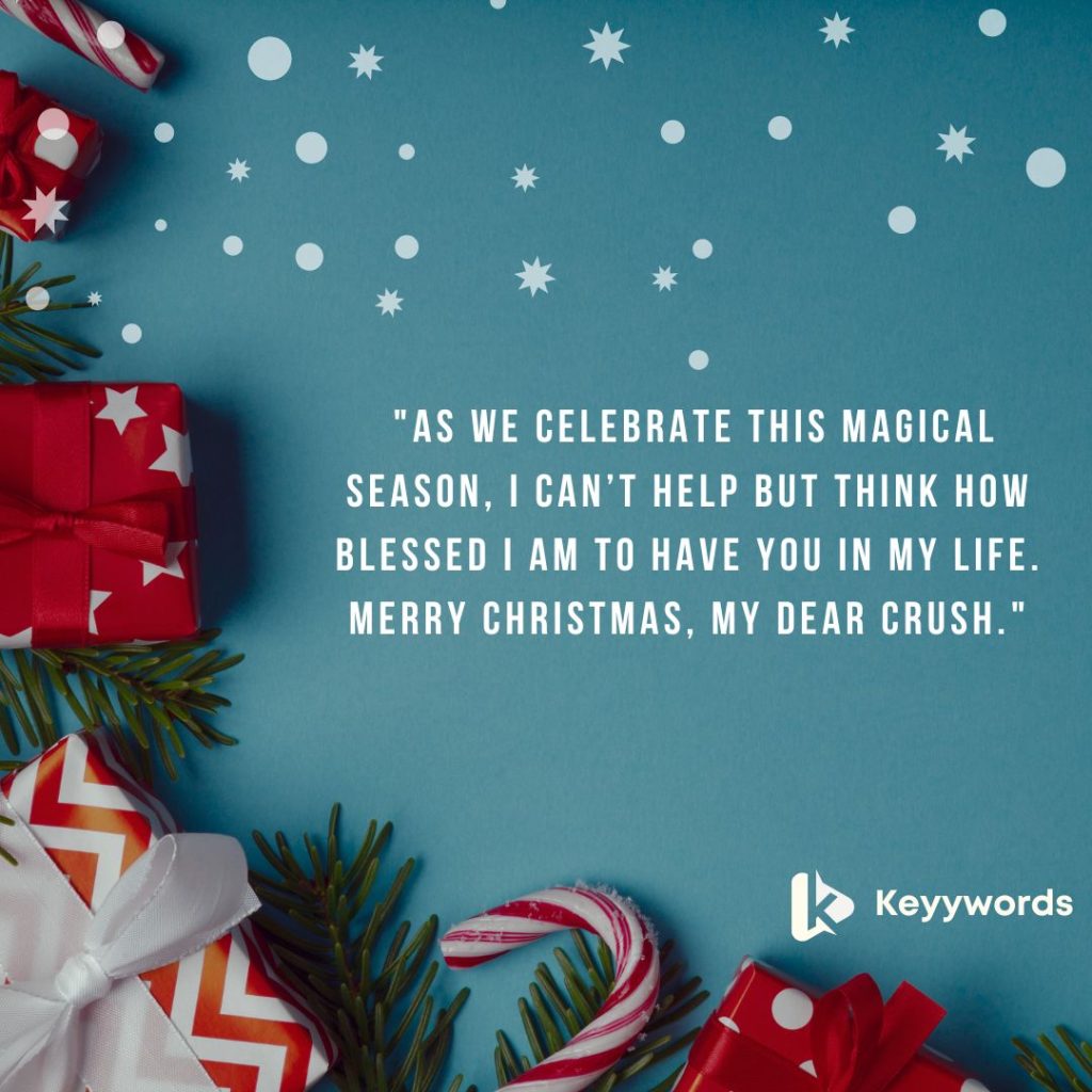 Sweet Merry Christmas Messages for Crush
