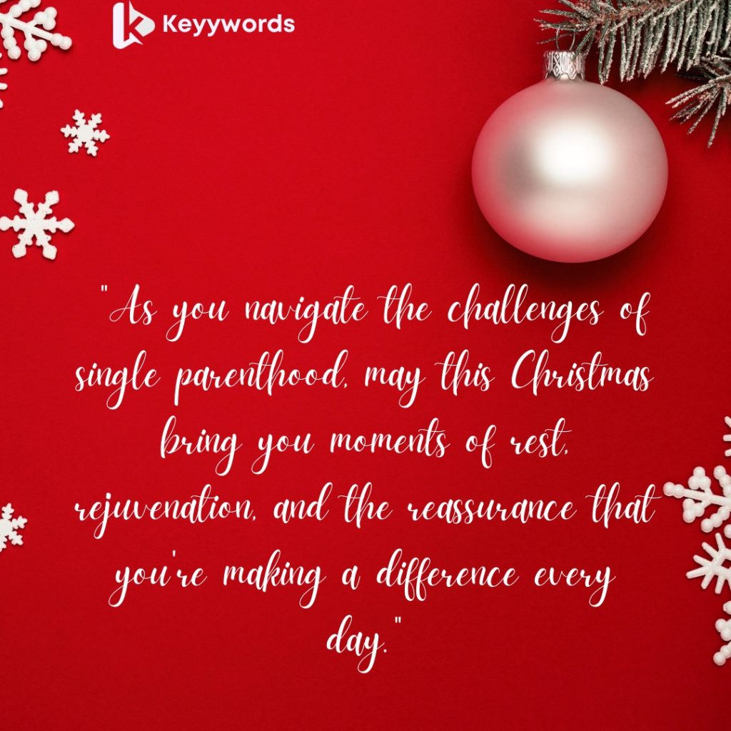 Merry Christmas Wishes for a Single Father
