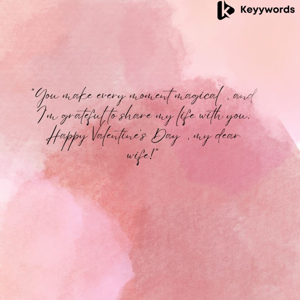 Valentine's Day wishes for the wife 