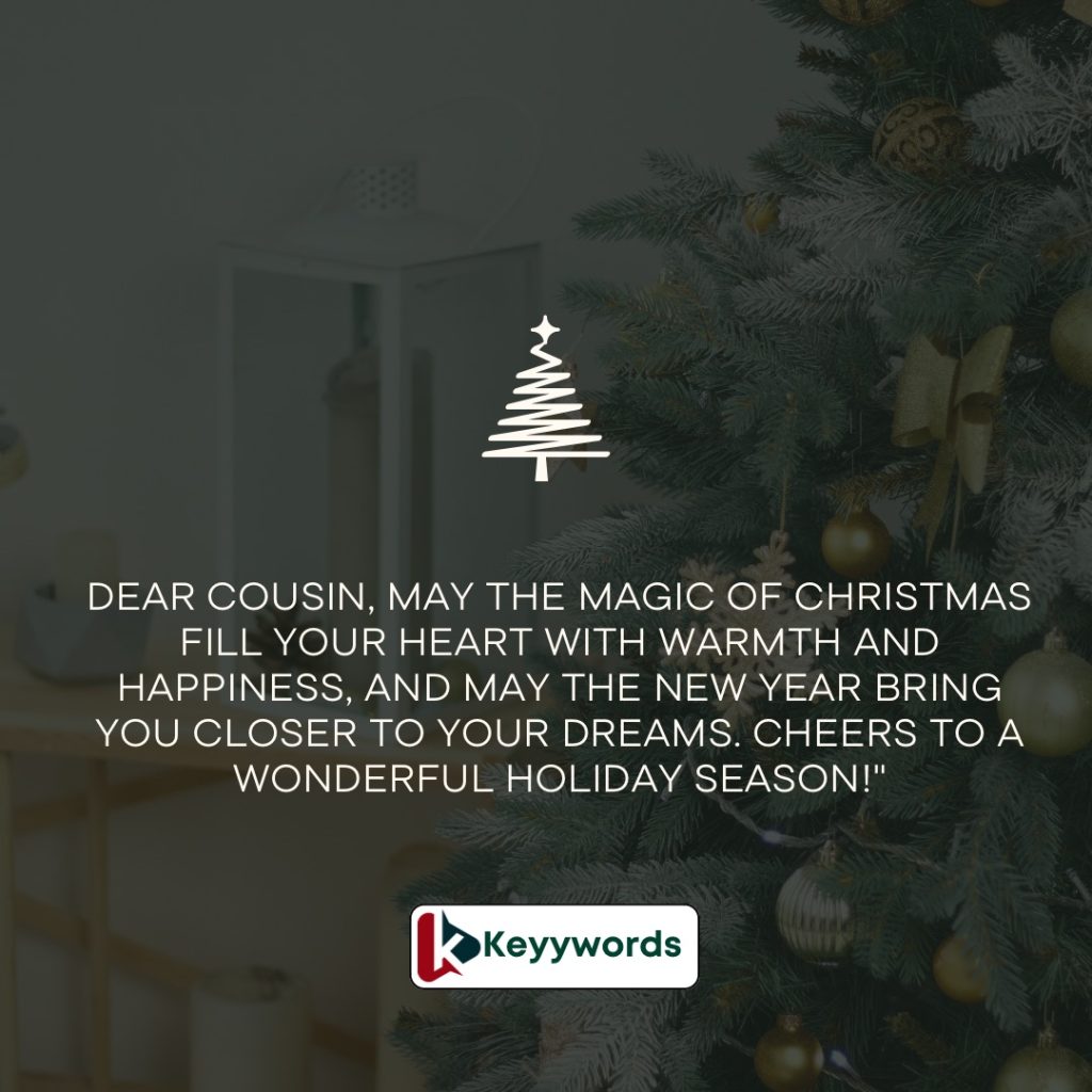 Best Christmas Greetings for Female Cousins