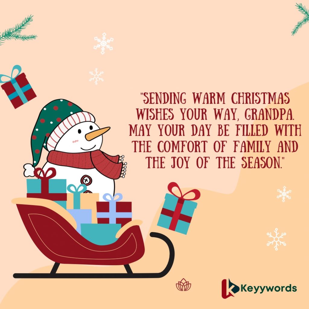 Merry Christmas Messages for Grandpa