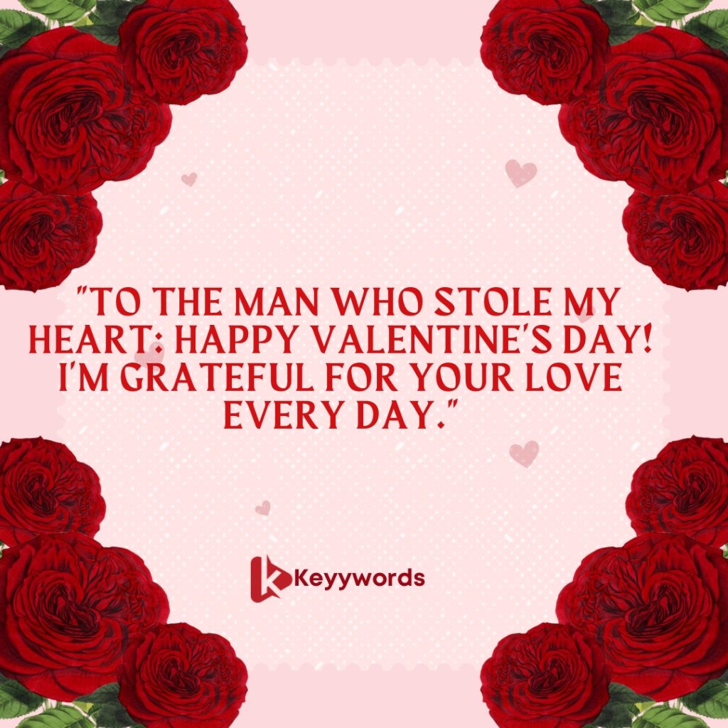 Happy Valentine's Day Greetings for Him