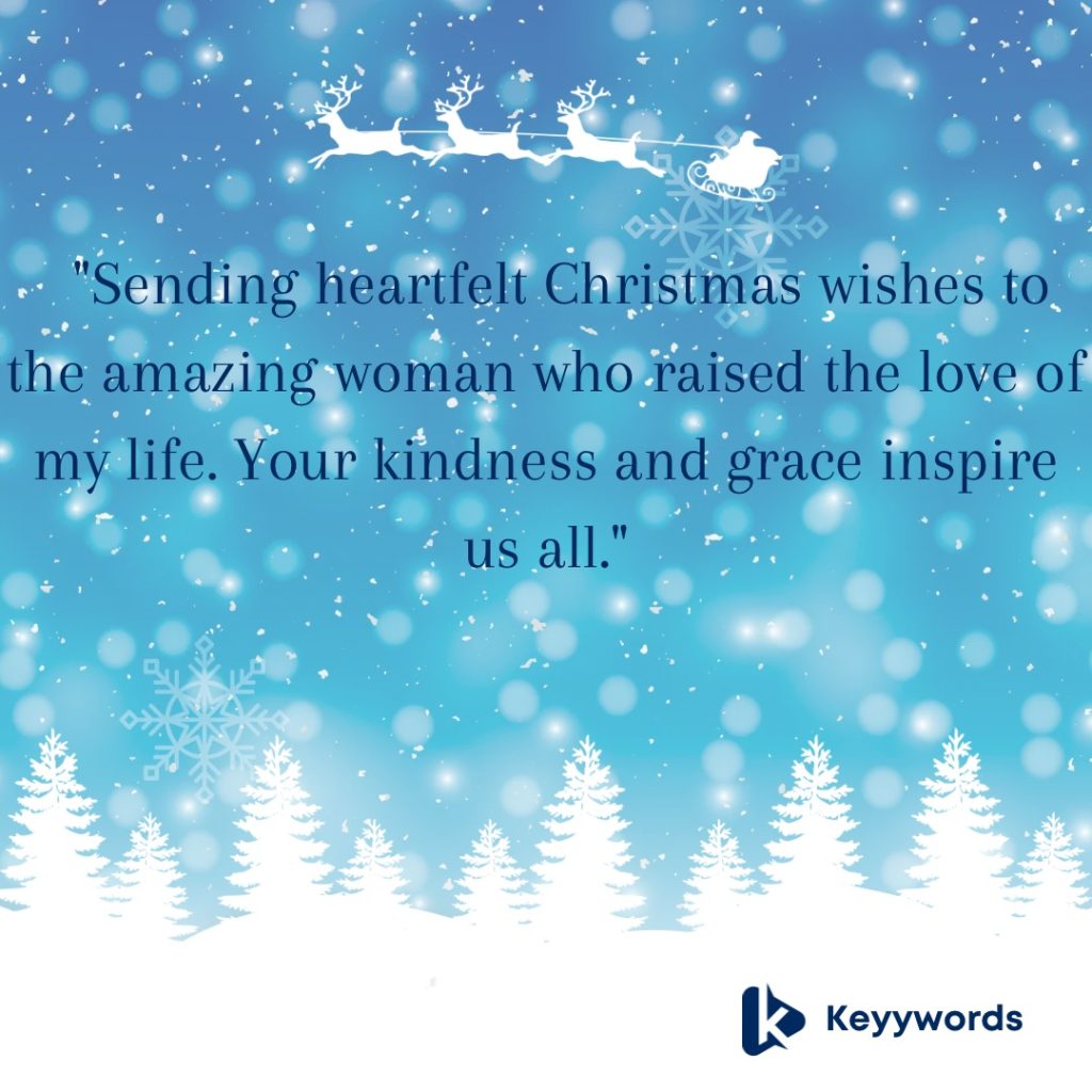 Merry Christmas Wishes for Mother-in-Law 