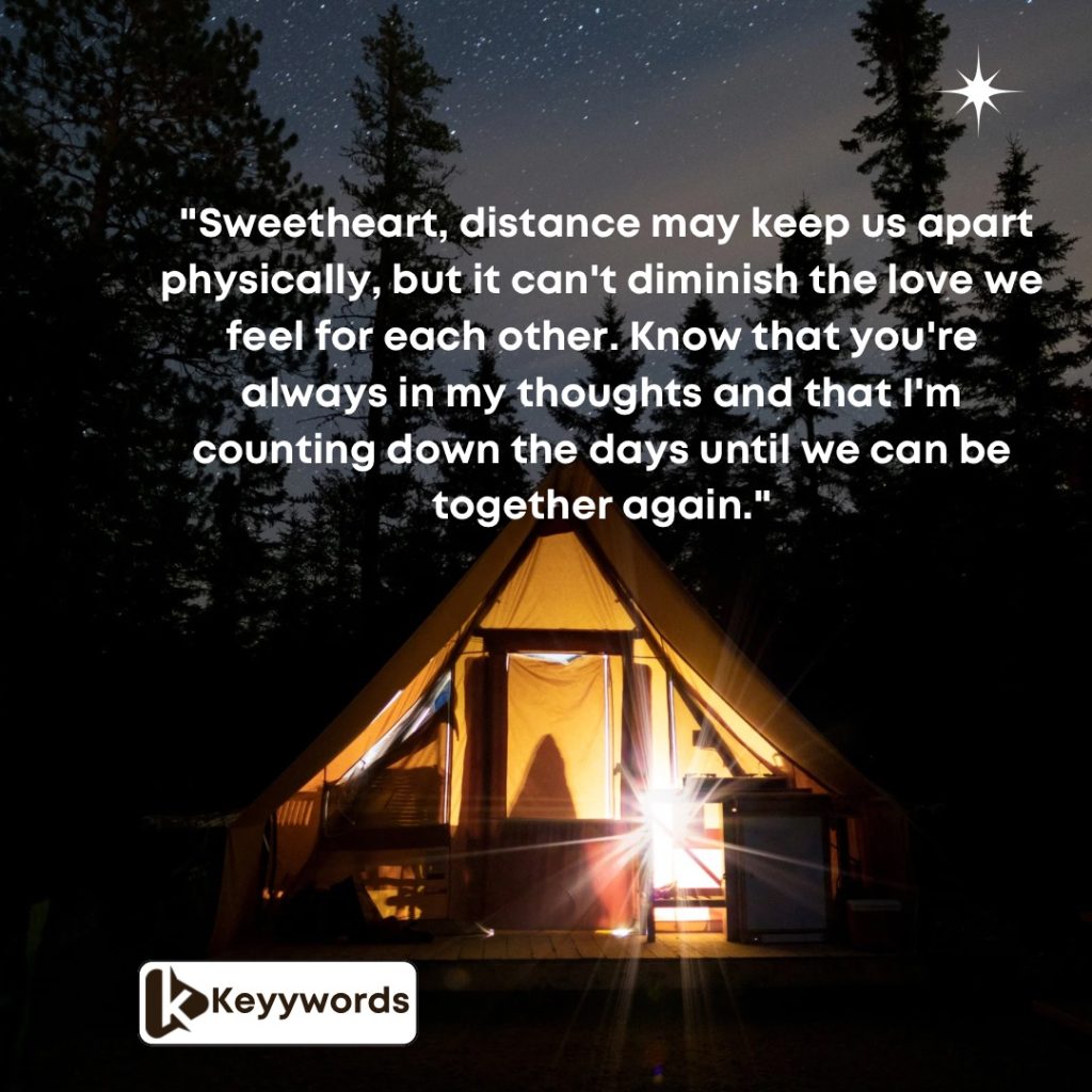 Goodnight message for him long distance 
