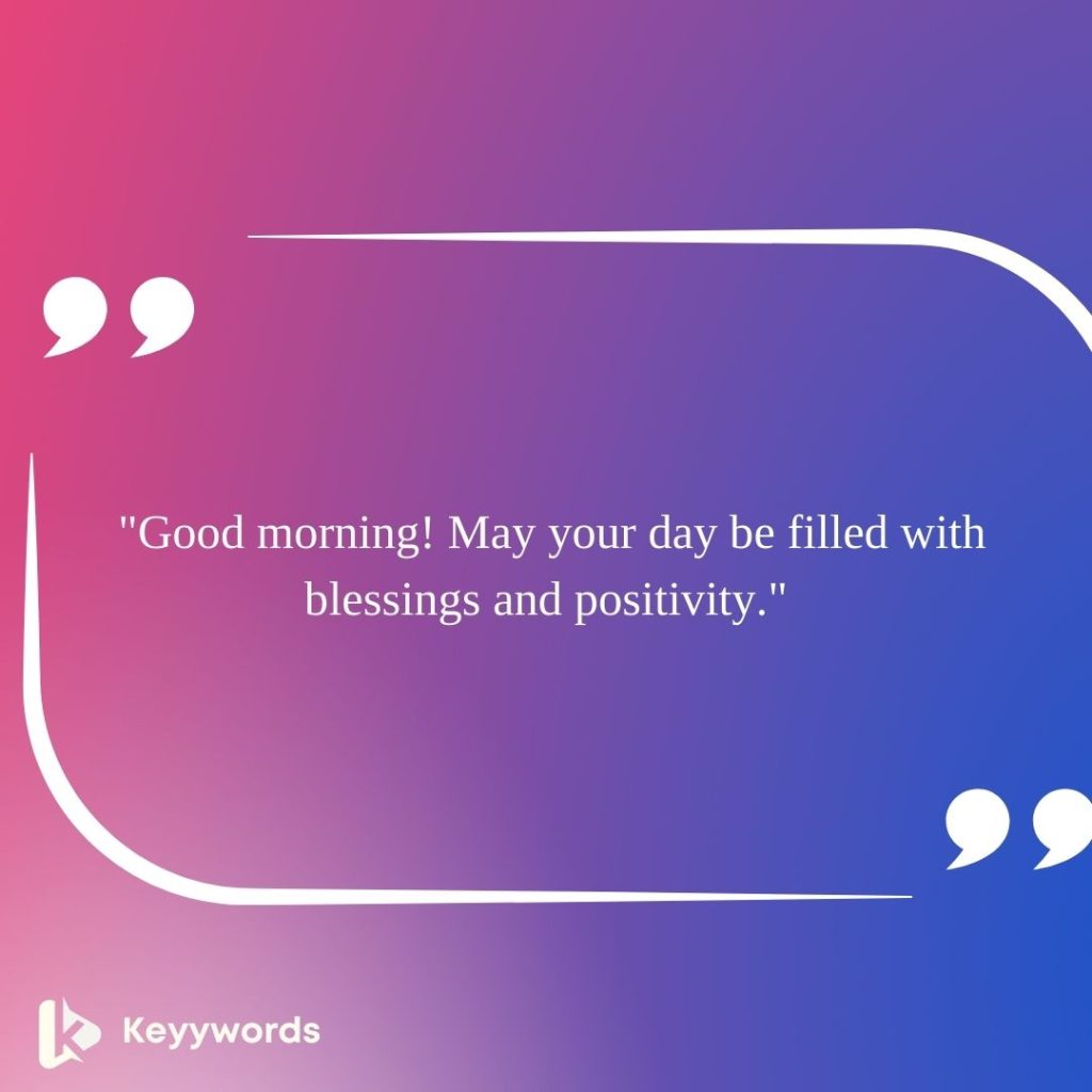 A short, good morning message for my nephew