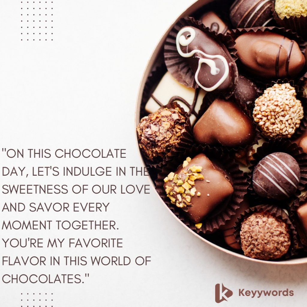 Romantic Happy Chocolate Day Wishes