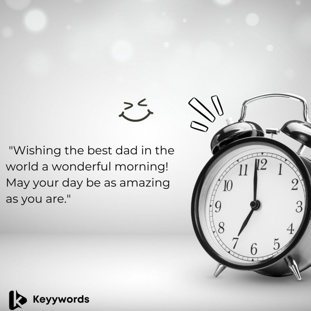 Good morning greetings for Father 