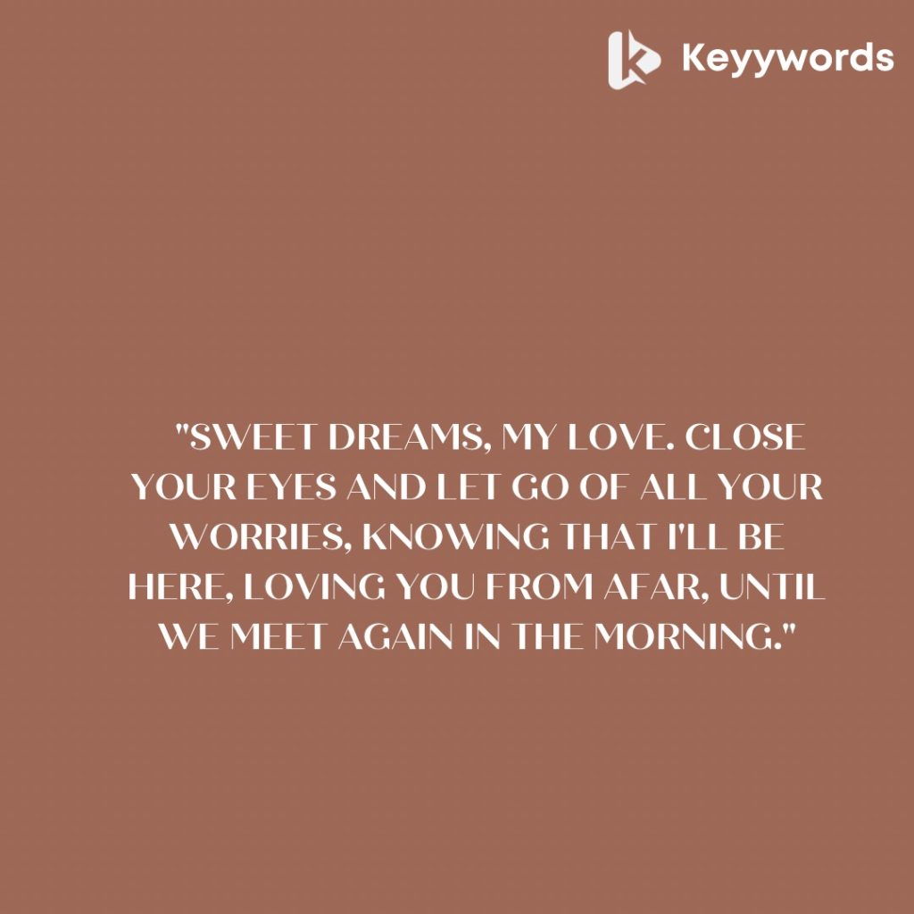 Goodnight quotes for him 
