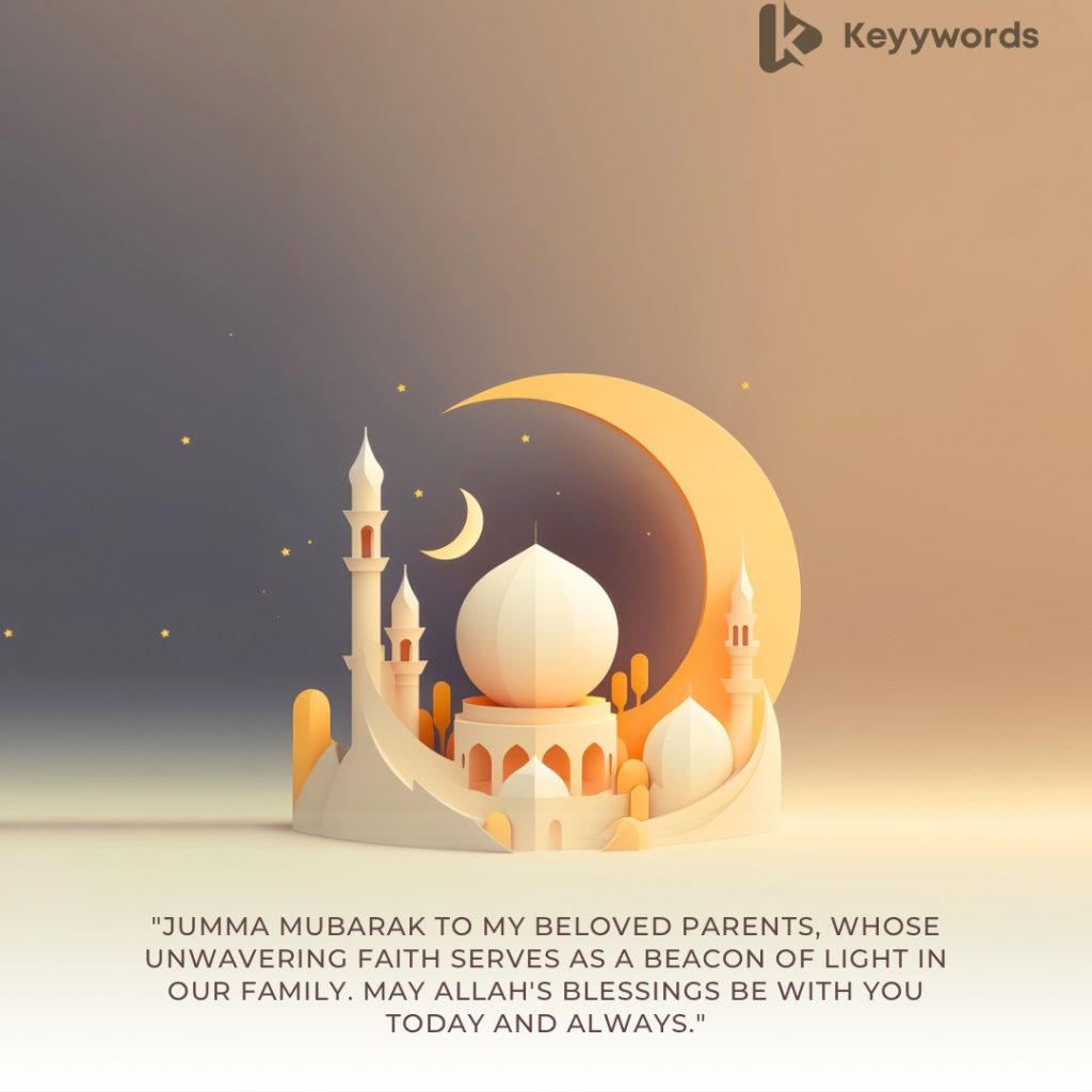 Jumma Mubarak wishes for parents