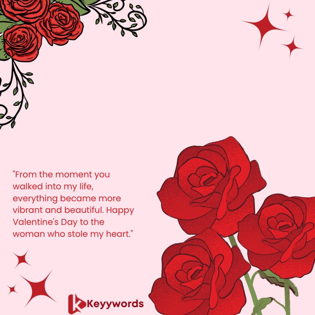 Happy Valentine's Day wishes for her