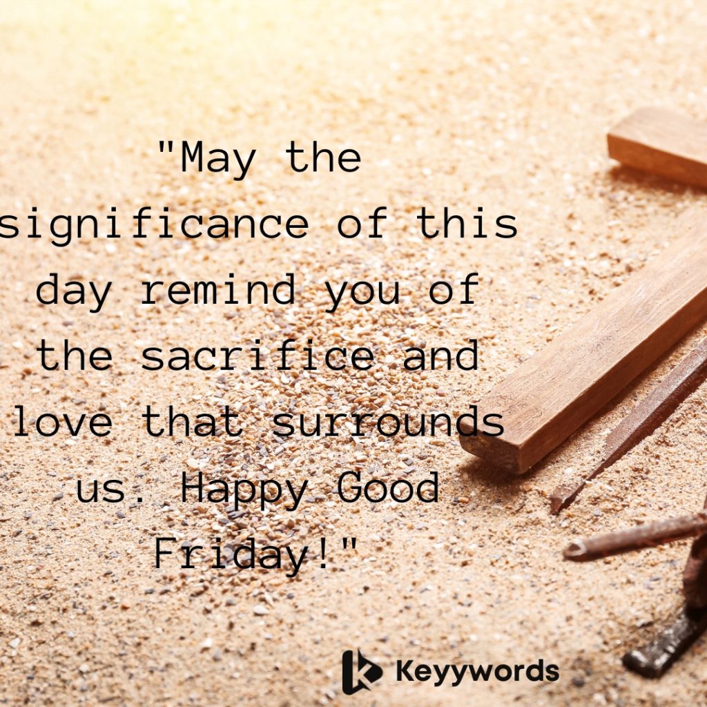 Good Friday Wishes for Friends 