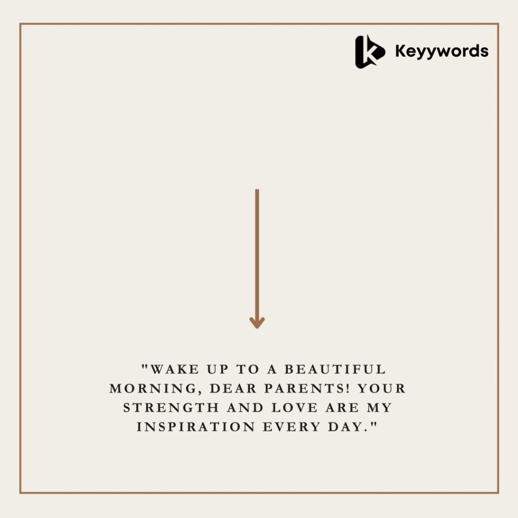 Good morning wishes for Dad and Mom. 