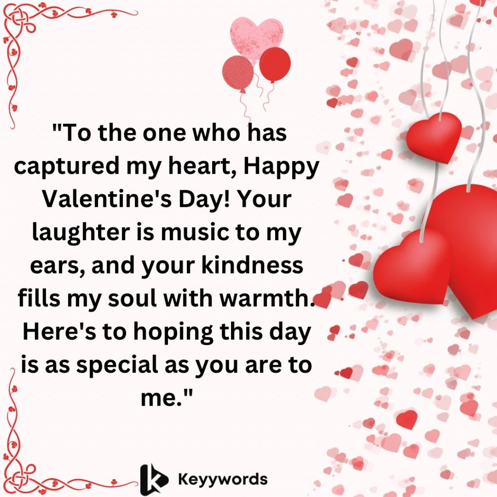 Happy Valentine message for your crush! 