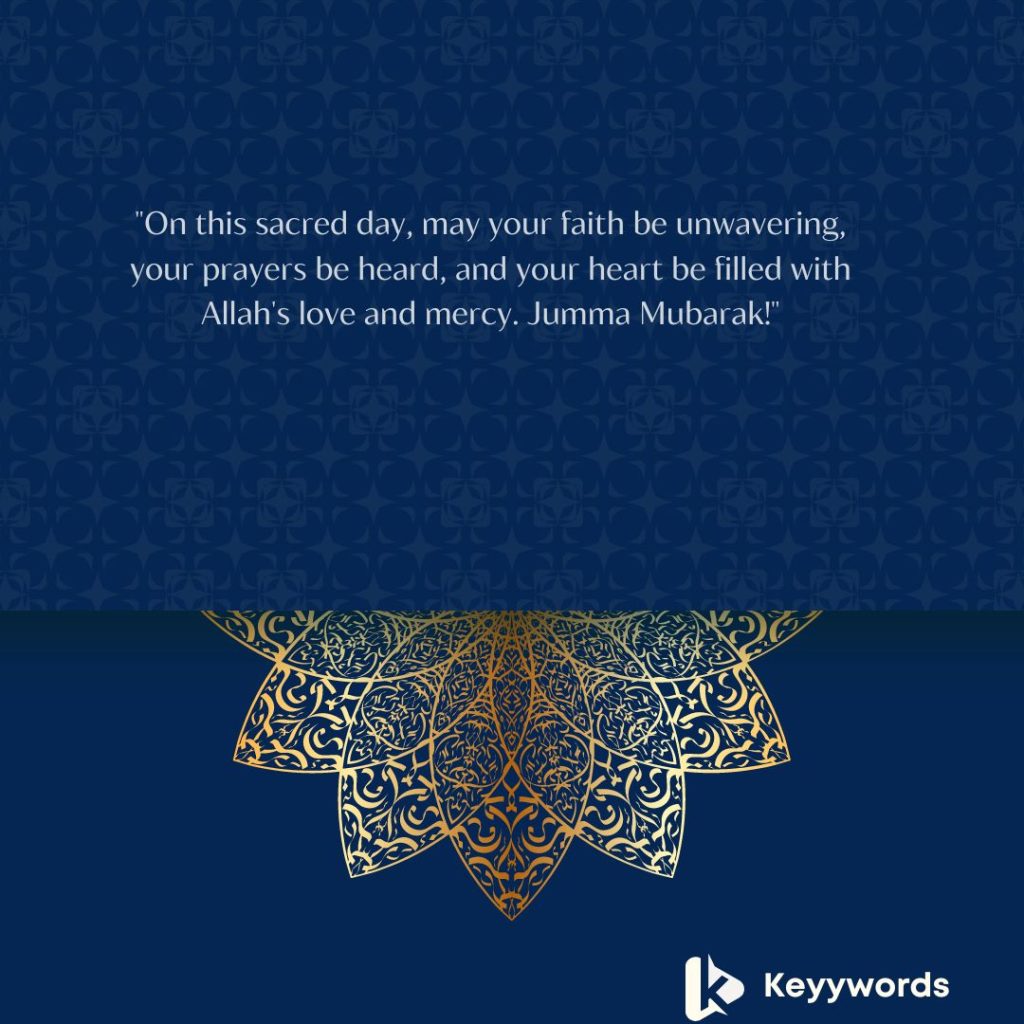 Jumma Mubarak quotes for friends