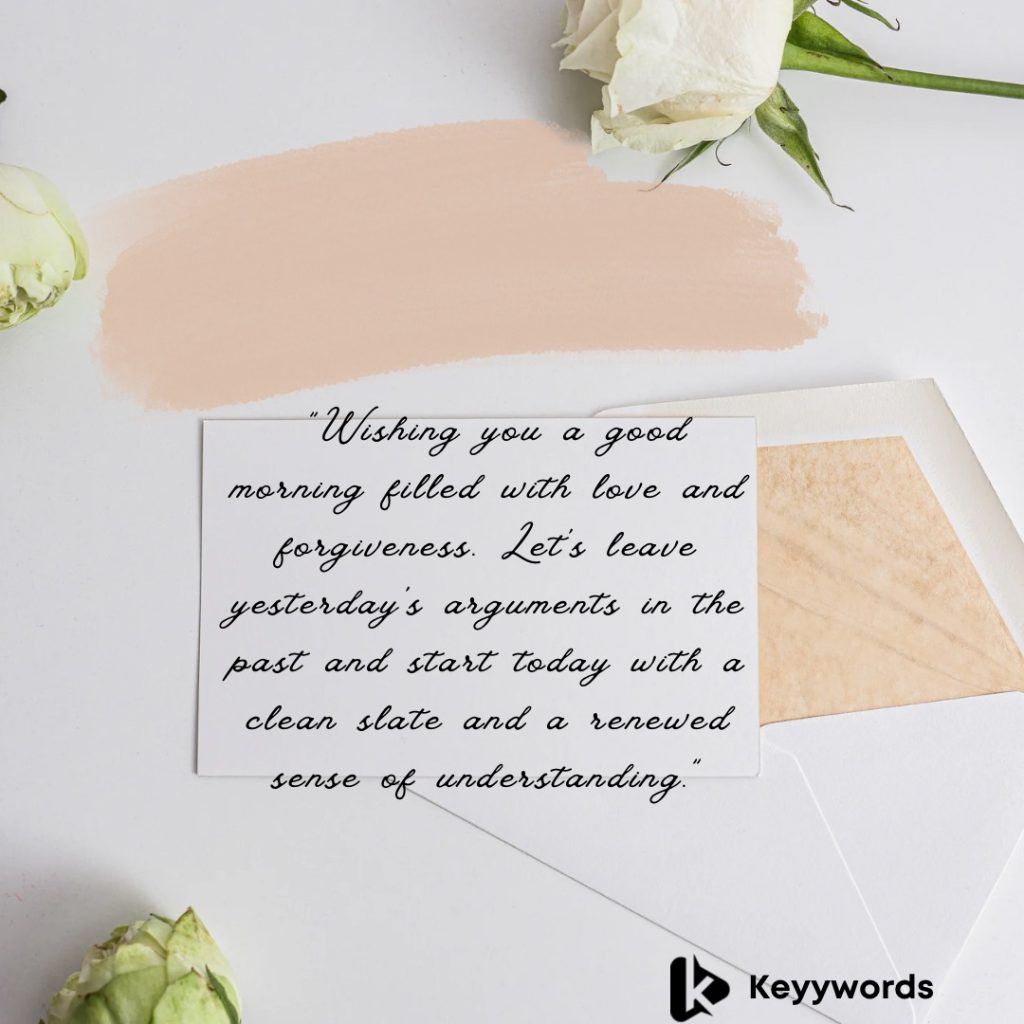 Good Morning Message For Her After A Fight
