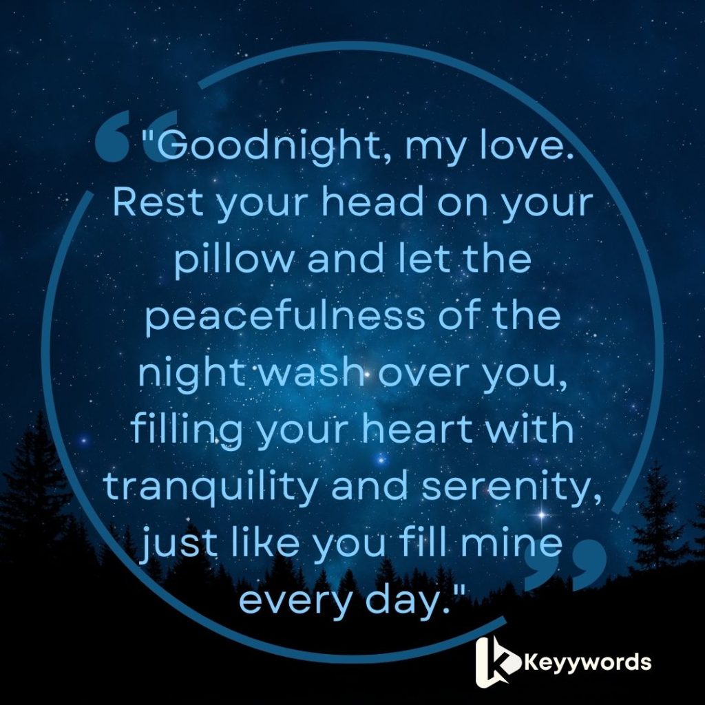 Goodnight wishes for husband 