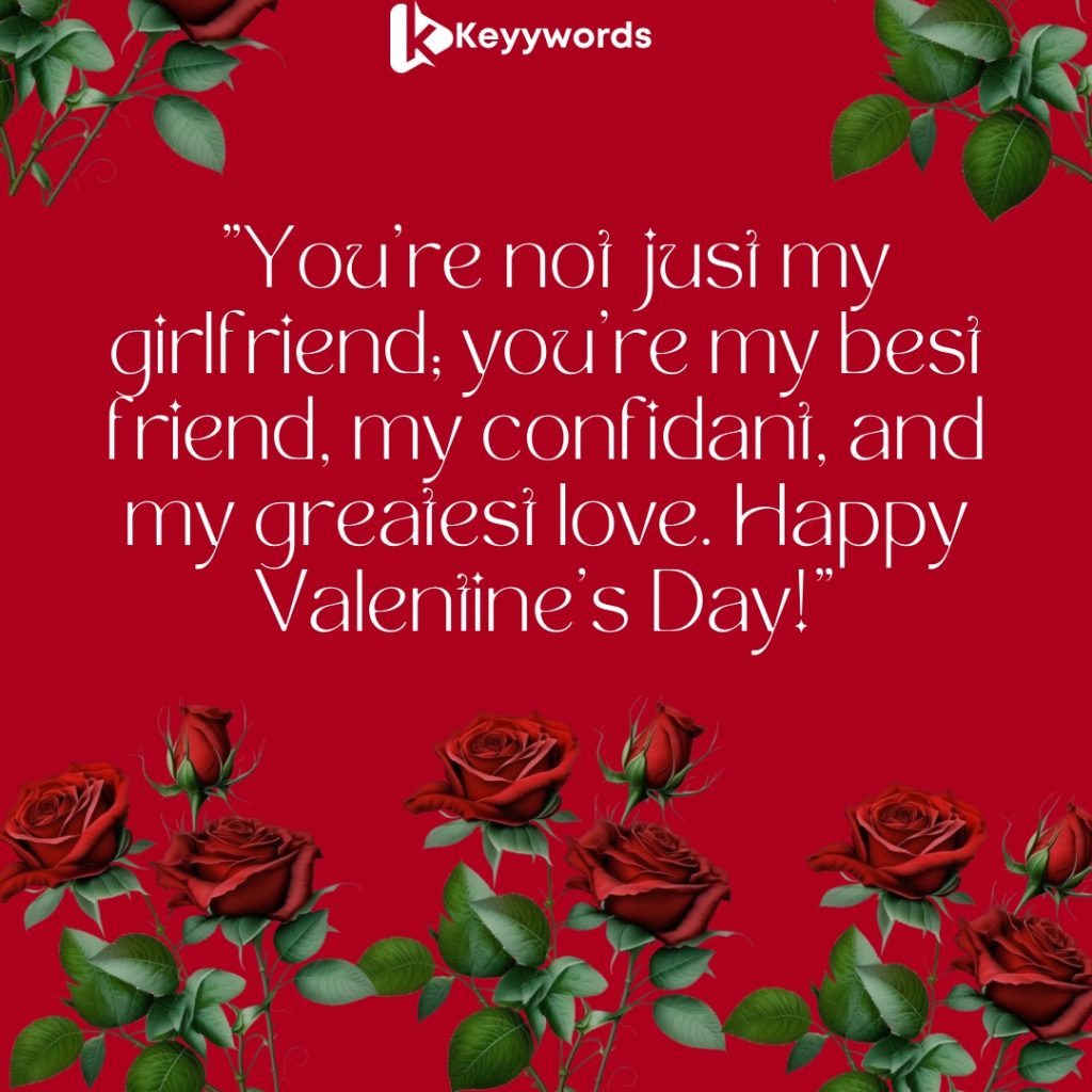 Happy Valentine's Day Greetings for Your Girlfriend