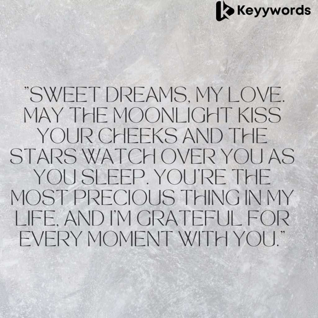 Goodnight text for girlfriend 